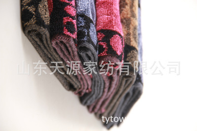 天源家紡 高品質竹纖維色織提花方巾供應與批發